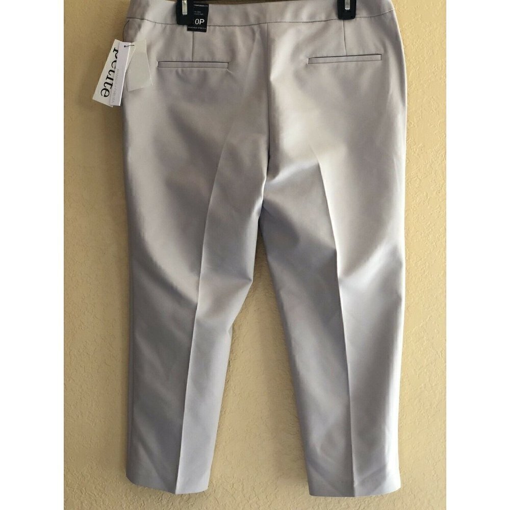 Amanda Chelsea Contemporary Low Rise Slim Hip and Thigh Trousers Pants DoveGrey - Picture 2 of 12
